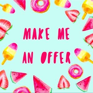 Make me an offer! Willing to negotiate and drop shipping prices!!